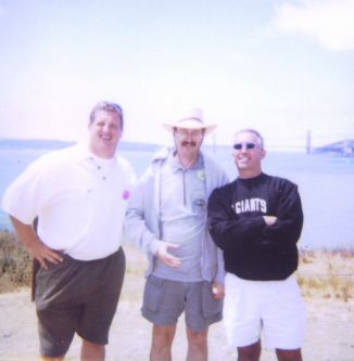 Harris Barton, Me and Mark Ibanez - June 2000