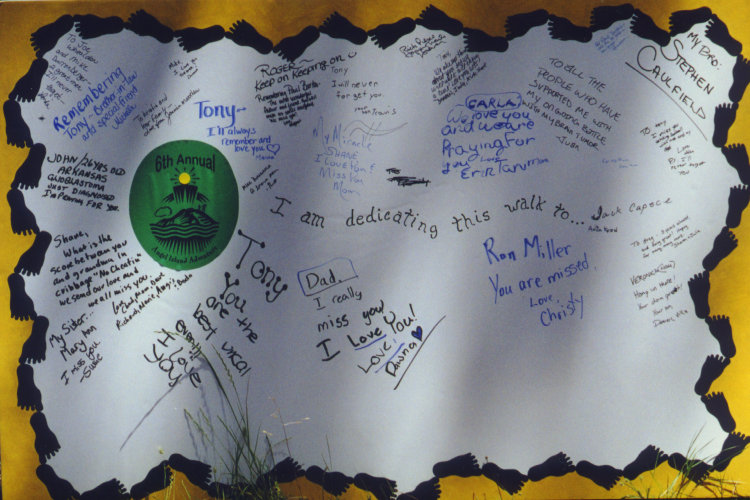 The Memory Board - Angel Island Adventure June 2000