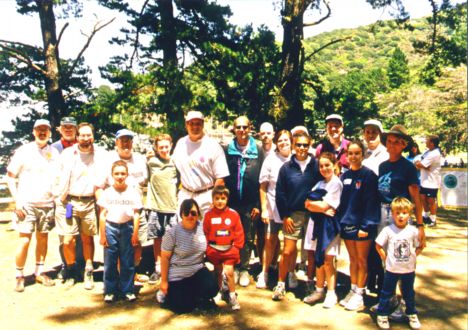 The Angel Island Adventure Survivors - with Harris Barton - June 1998