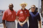 Vida Blue, Me and Mark Ibañez - June 2002