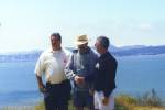Harris Barton, Me and Mark Ibanez at Vista Point - June 2000