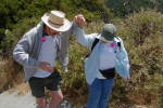 Climbing Stairs - Me and Dawn - June 2001